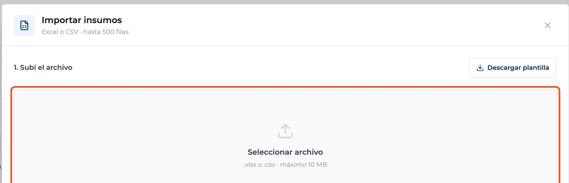 Step 3: Upload the file