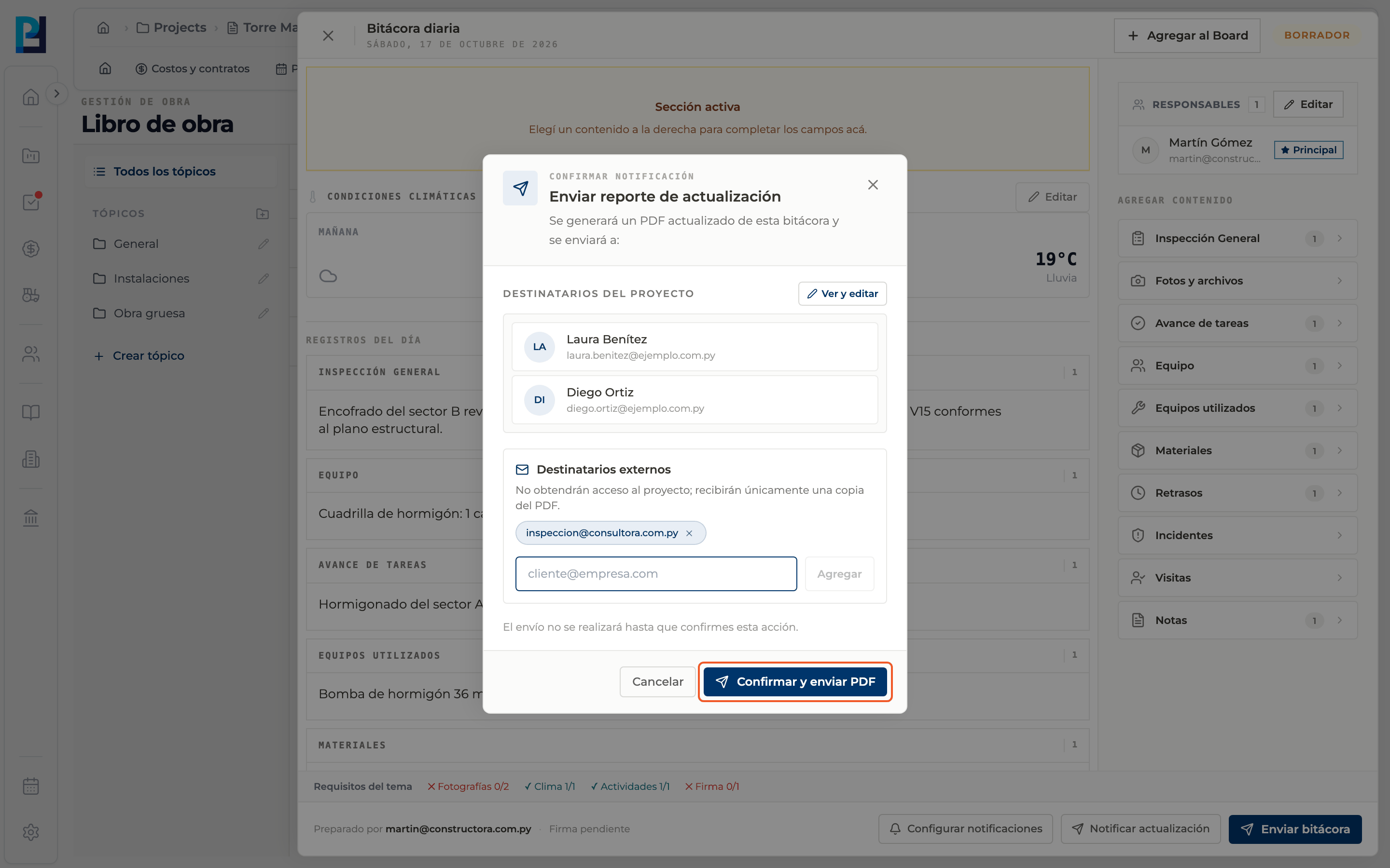 Step 6: Confirm