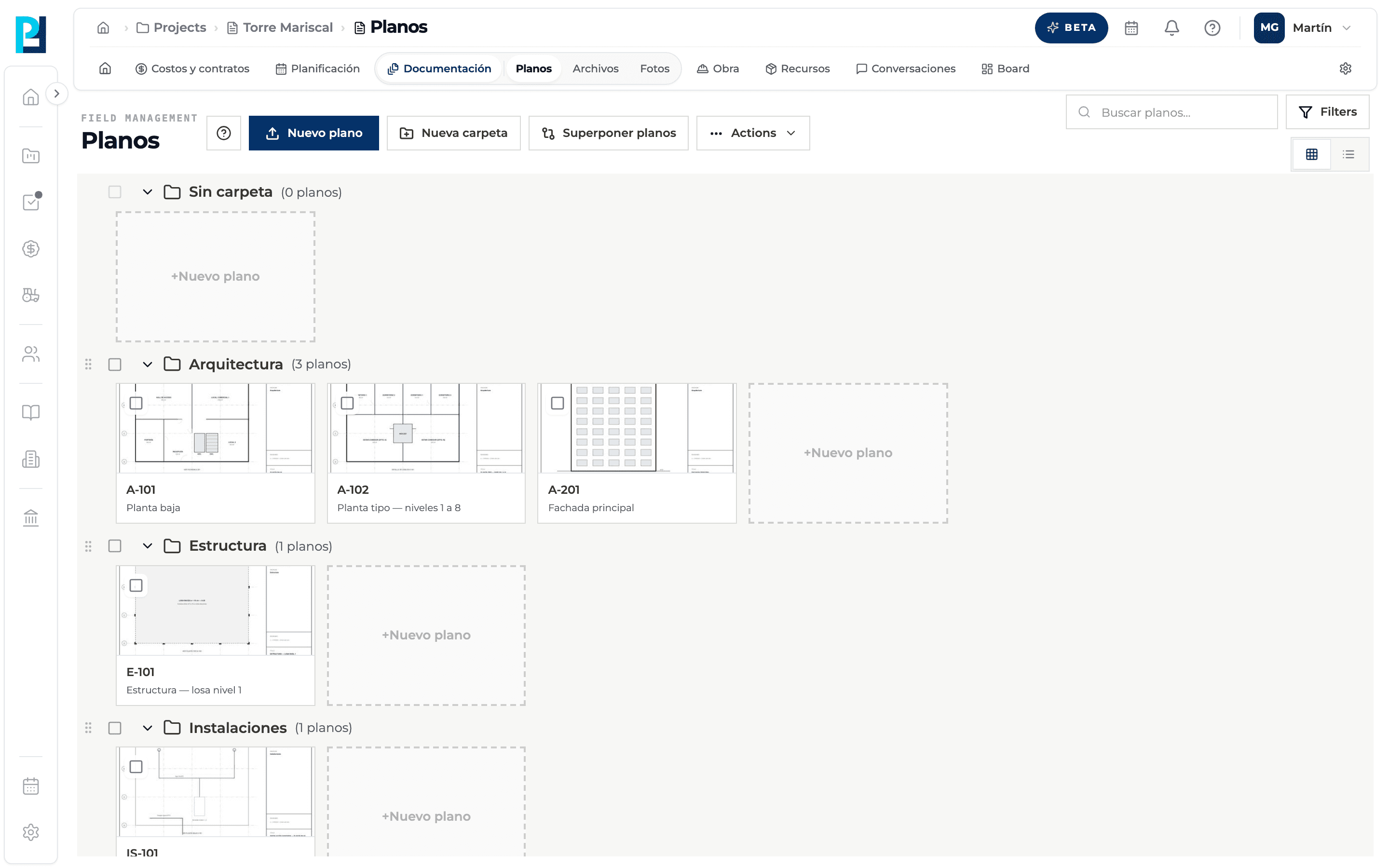 Perfour Drawings module shown in a step-by-step guide