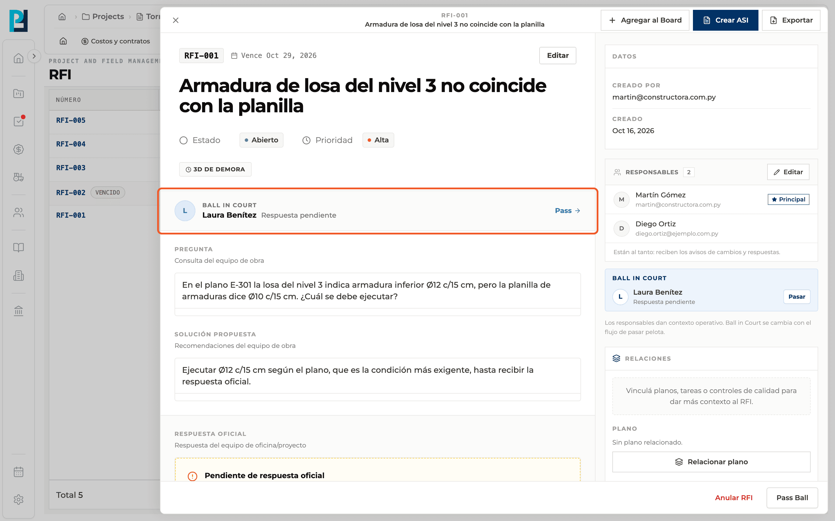 Step 2: Find it on the RFI