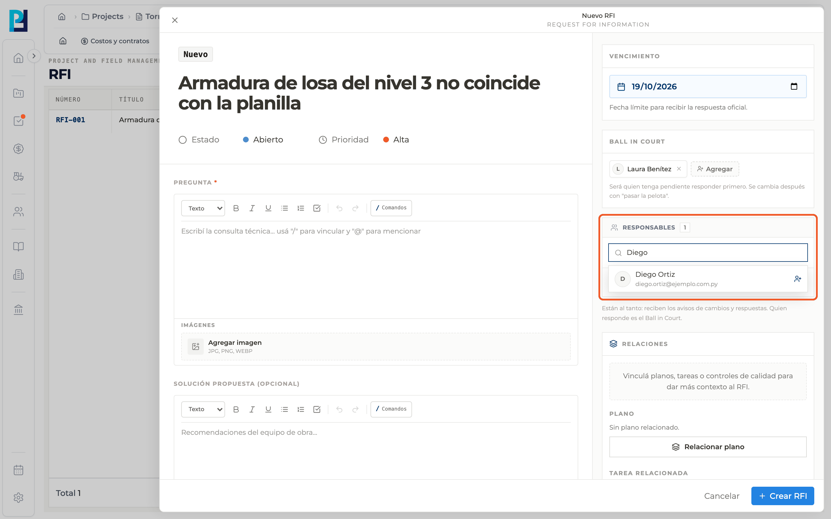 Paso 6: Sumá responsables