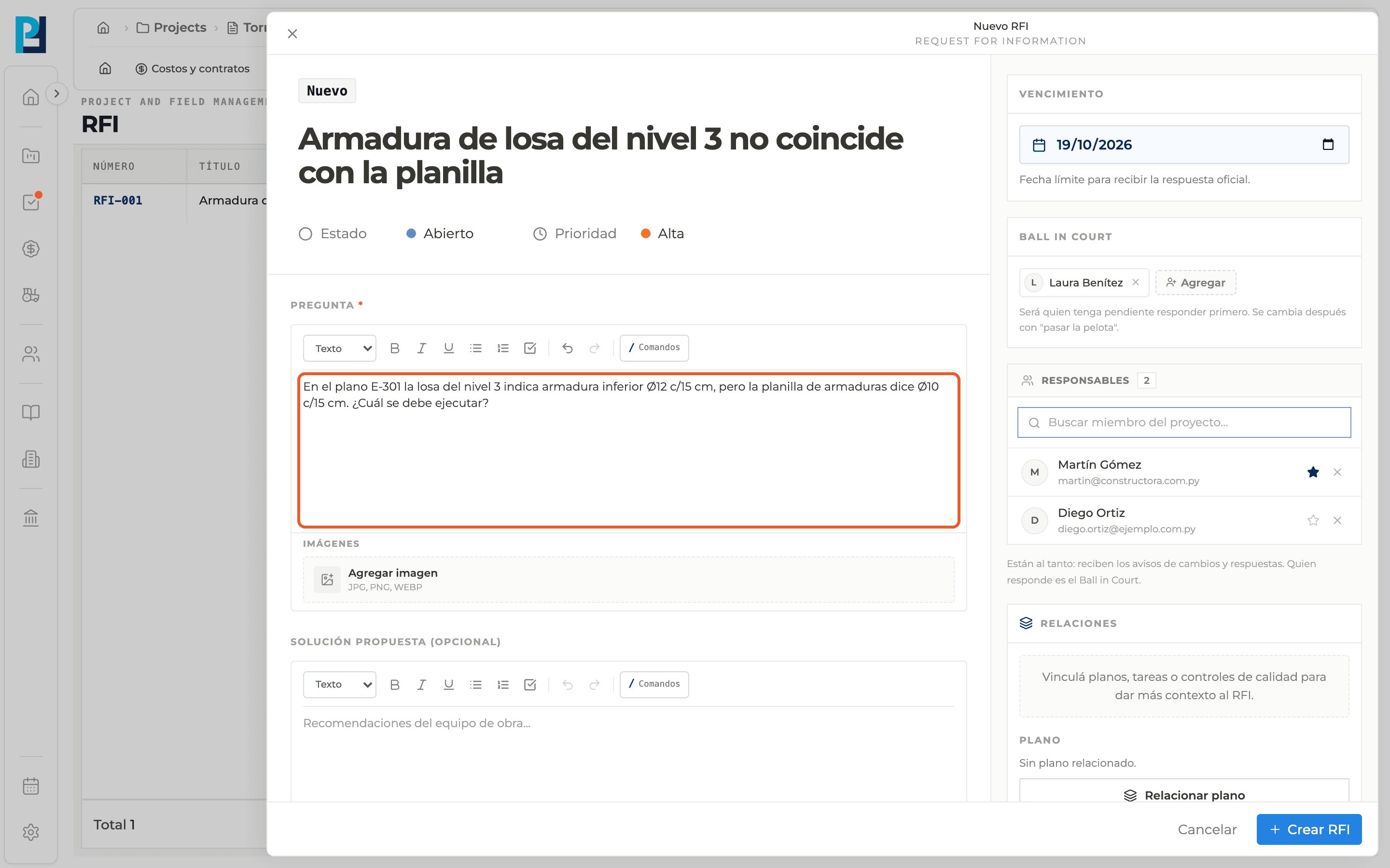 Paso 7: Escribí la pregunta