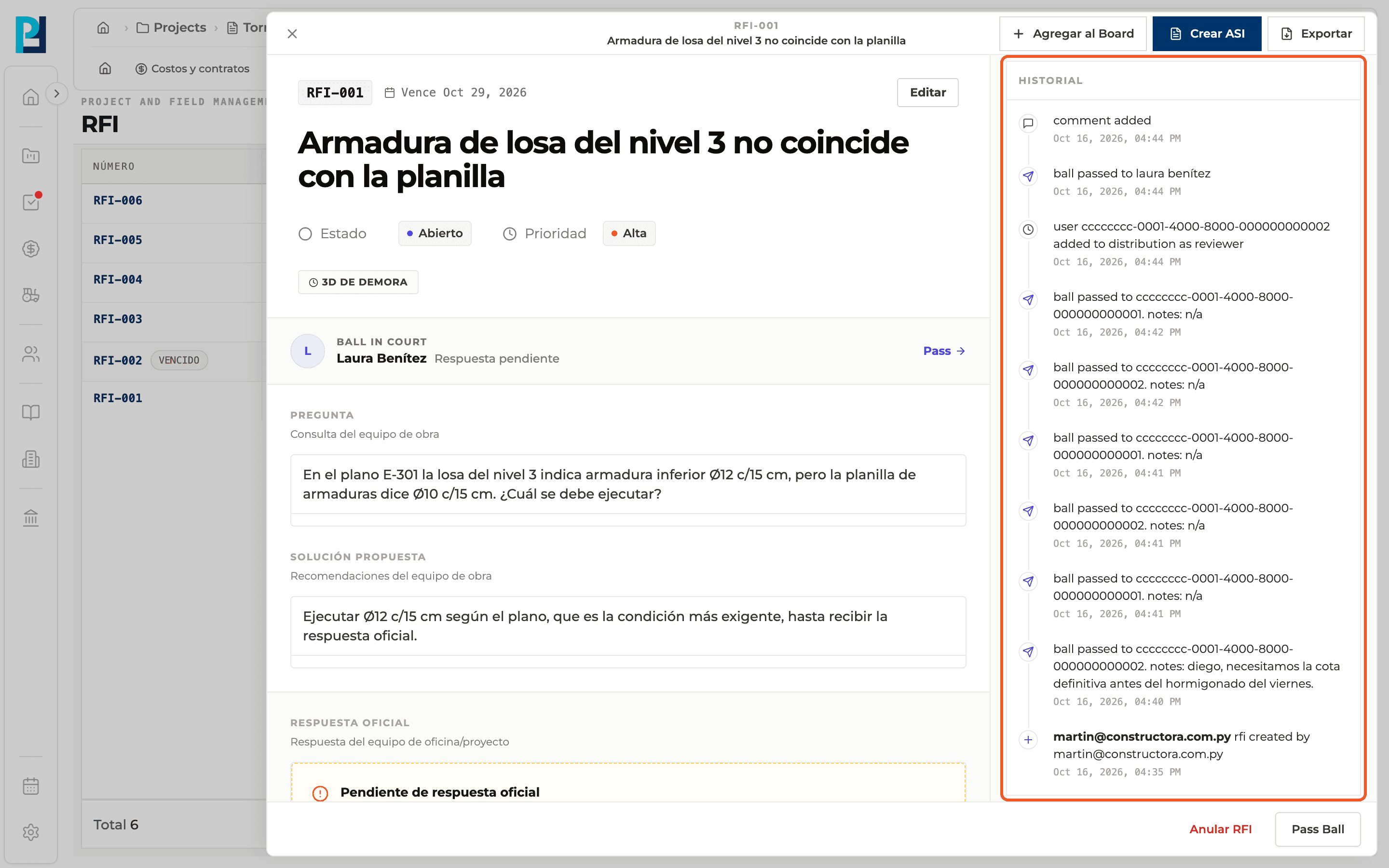 Paso 1: Revisá el historial