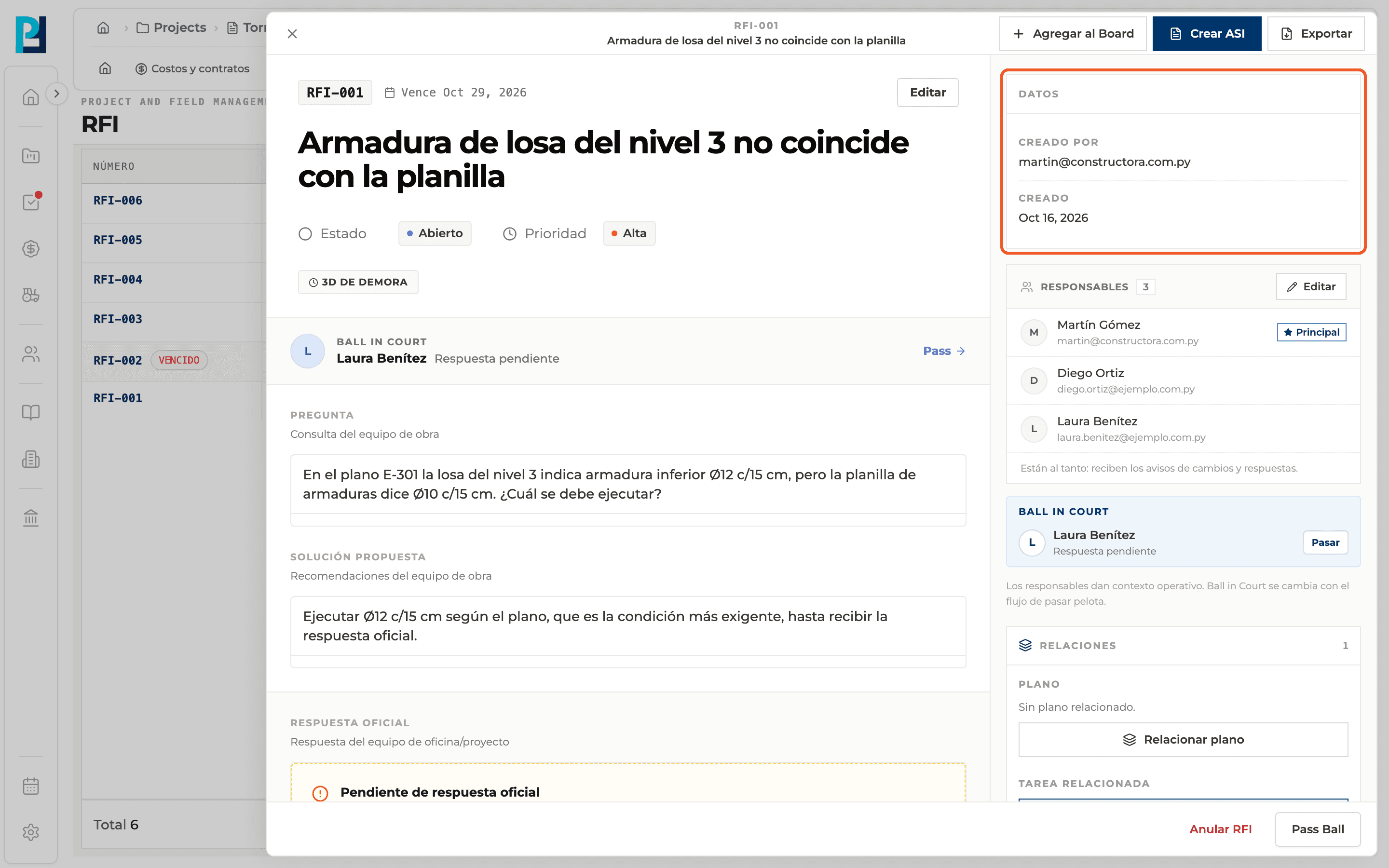 Paso 5: Mirá los datos