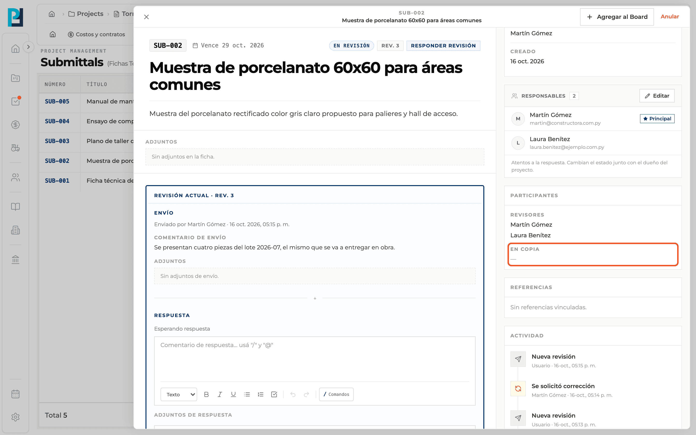 Step 4: See who is in copy