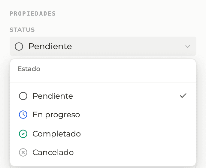 Paso 3: Elegí el estado
