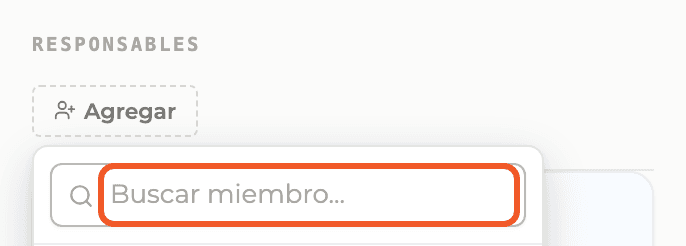 Paso 7: Sumá responsables
