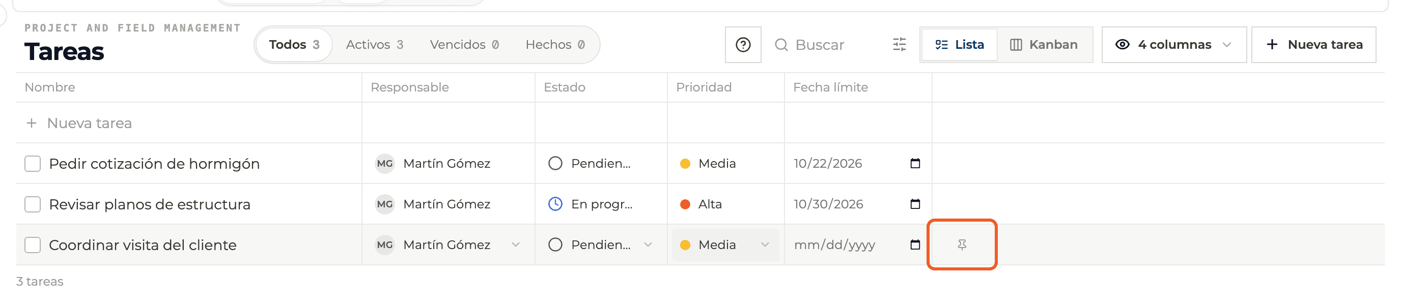Paso 5: Fijá un to-do