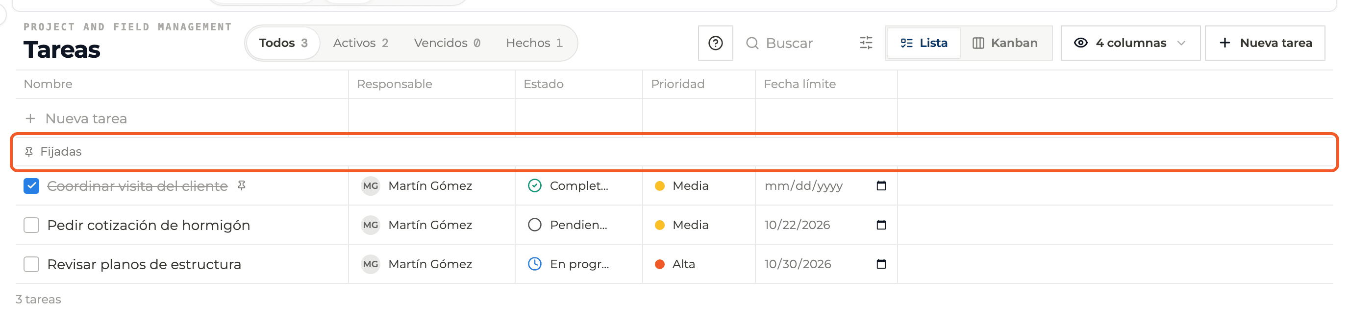 Paso 6: Encontrá los fijados
