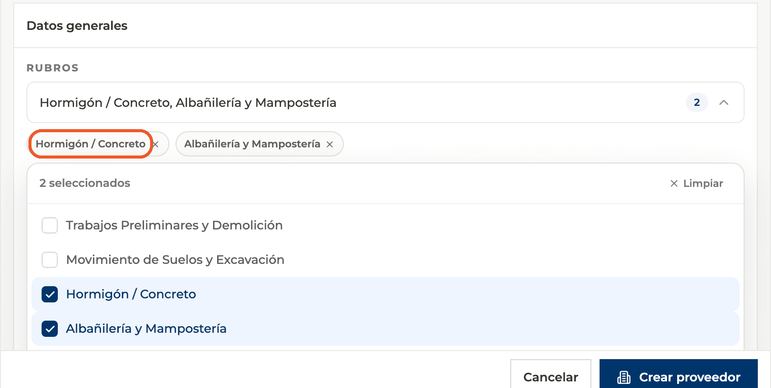 Paso 4: Completá los datos generales