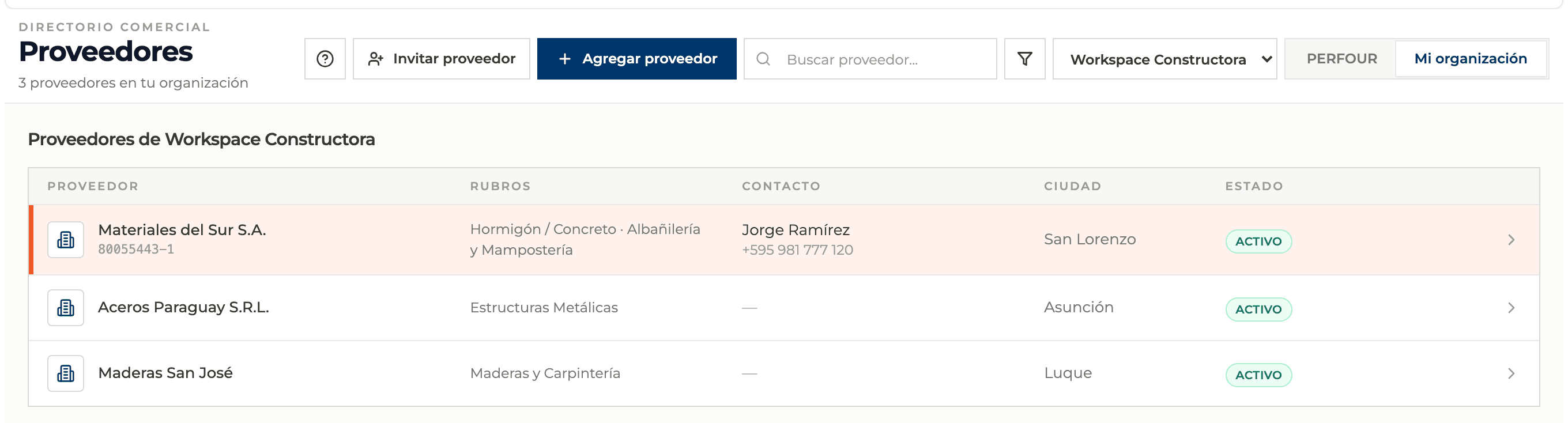 Captura de producto: Agregar un proveedor propio