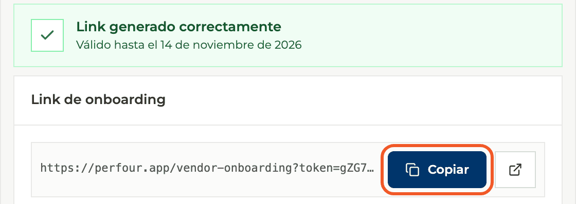 Paso 2: Generá y compartí el link