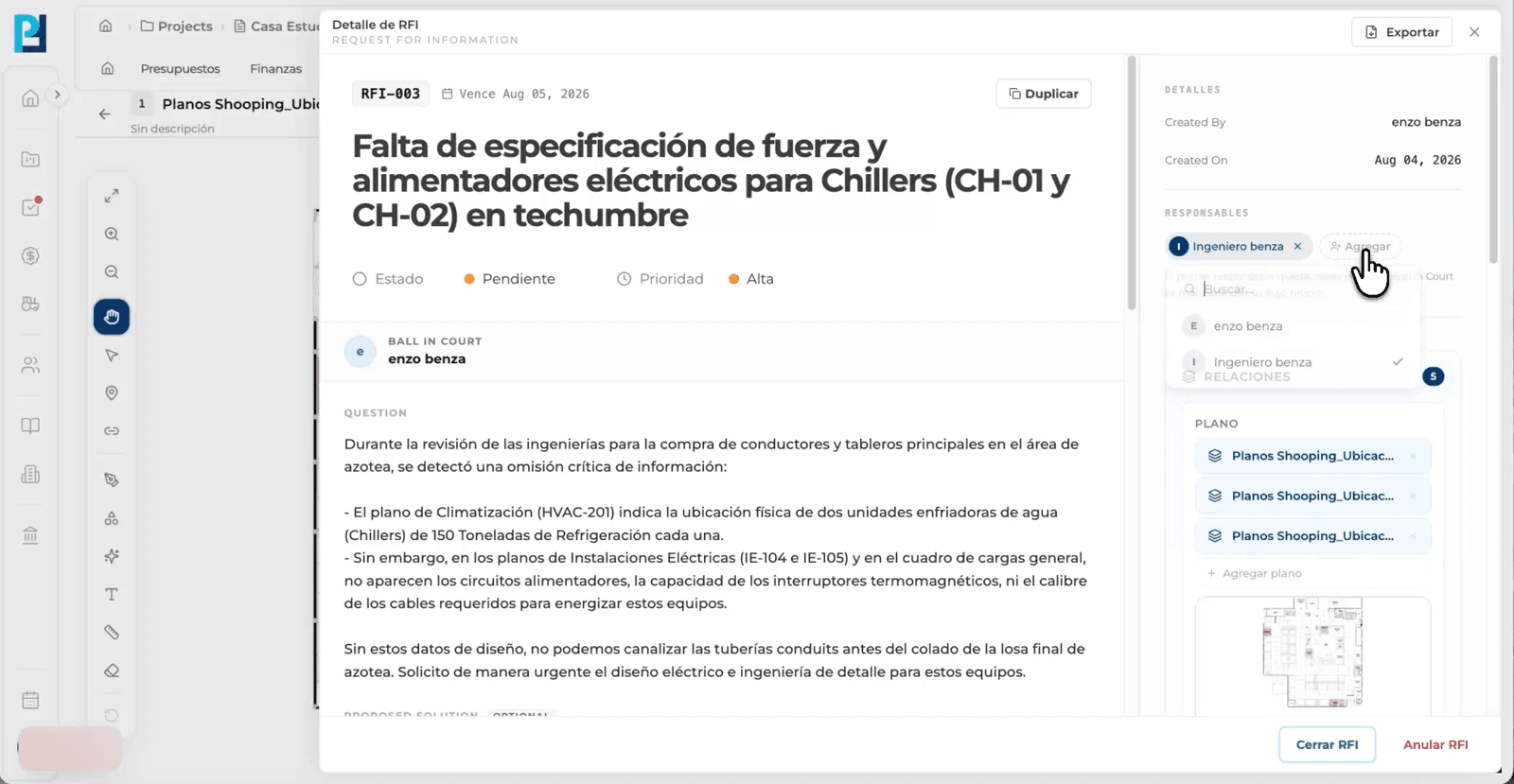 Revisá planos y archivos en el mismo lugar